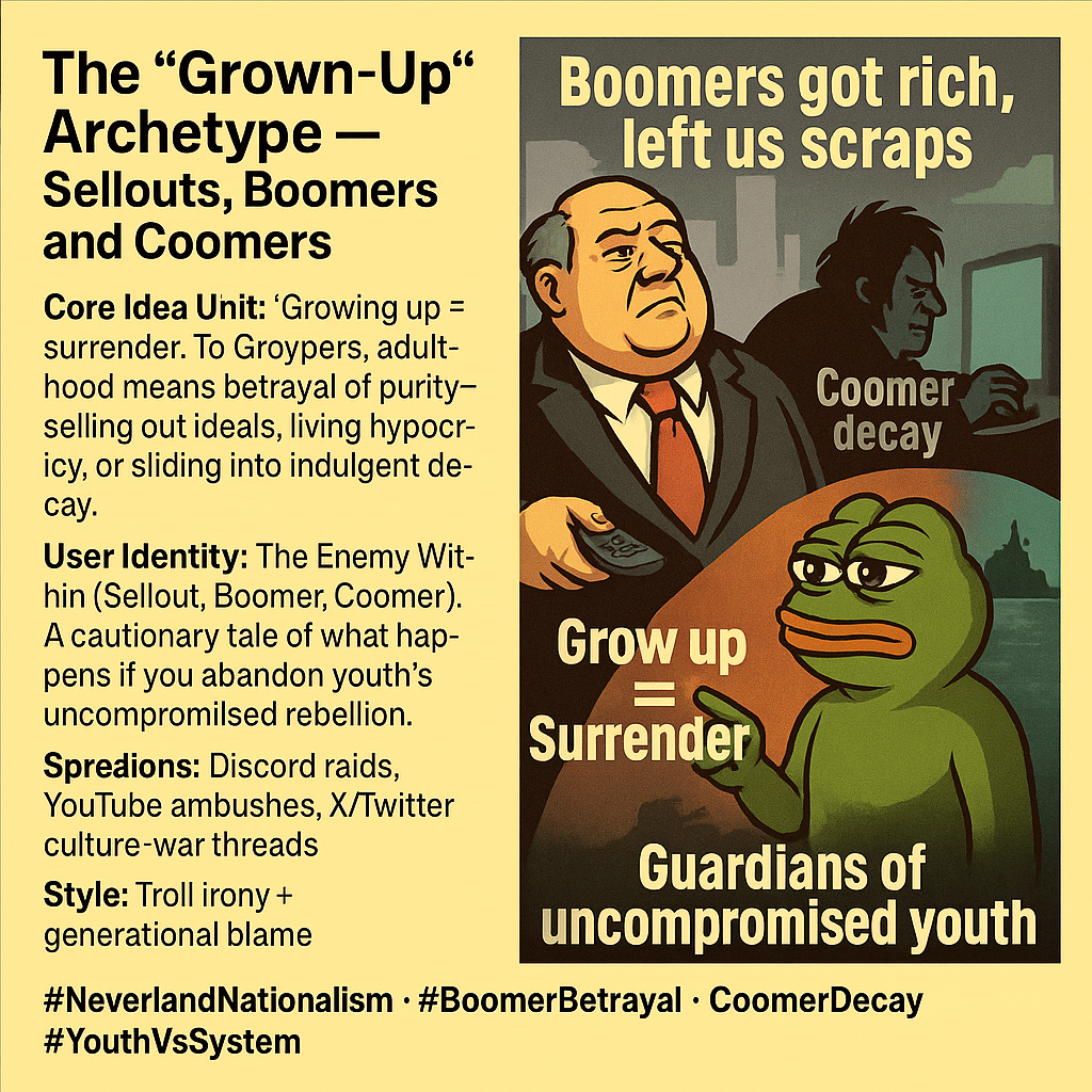 Groypers - Grown-Up Archetype